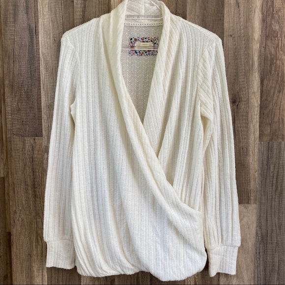 Anthropologie Rafaela Hacci Surplice Top XS - Picture 5 of 13